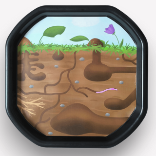 Pod zemí – Podložka do Tuff Tray MINI/MAXI